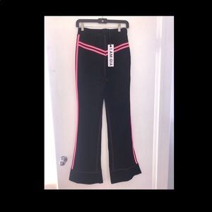 I.AM.GIA Black Pants with Pink Stripes